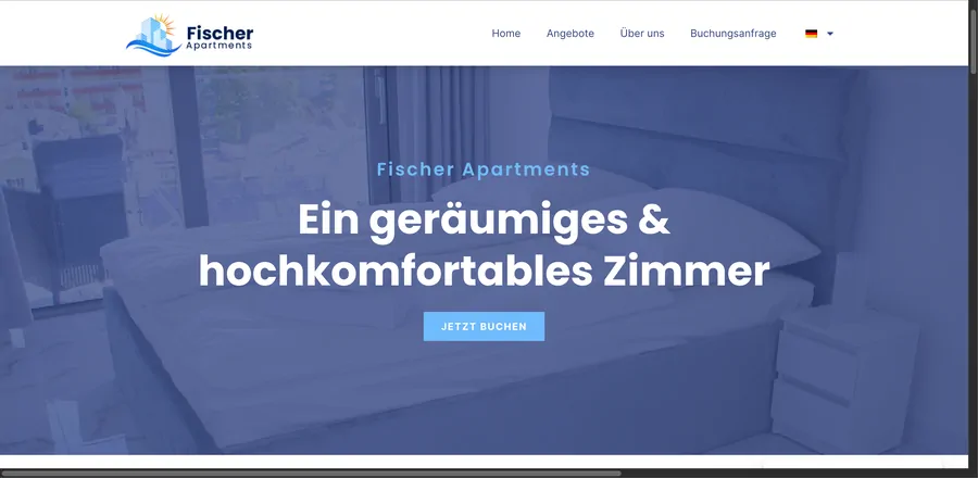 Fischer Apartments website