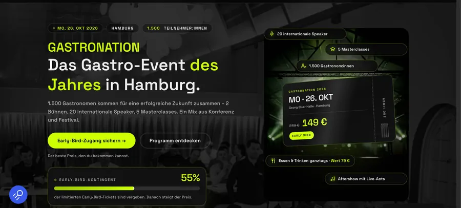 Gastronation website