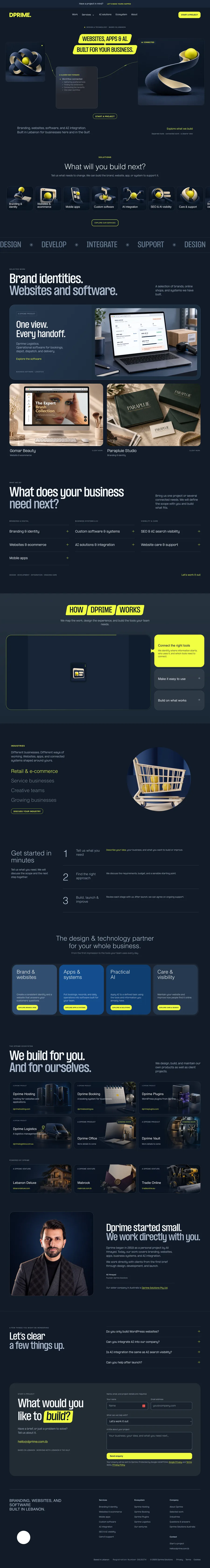 Dprime website